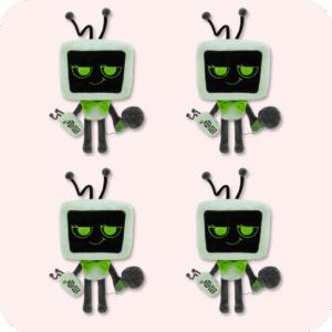 Dandys World Vee Plush 4PCS